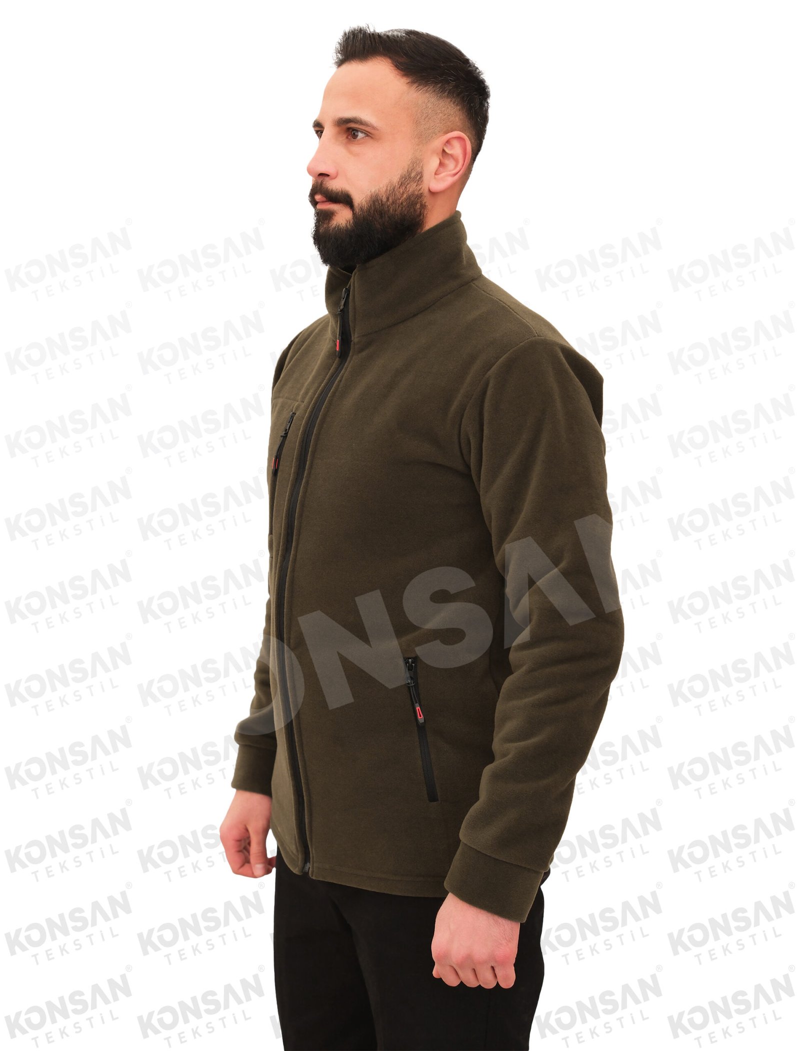 3cepli-polar-hakiyeşil-2-konsantekstil 3 cepli polar haki yeşil
