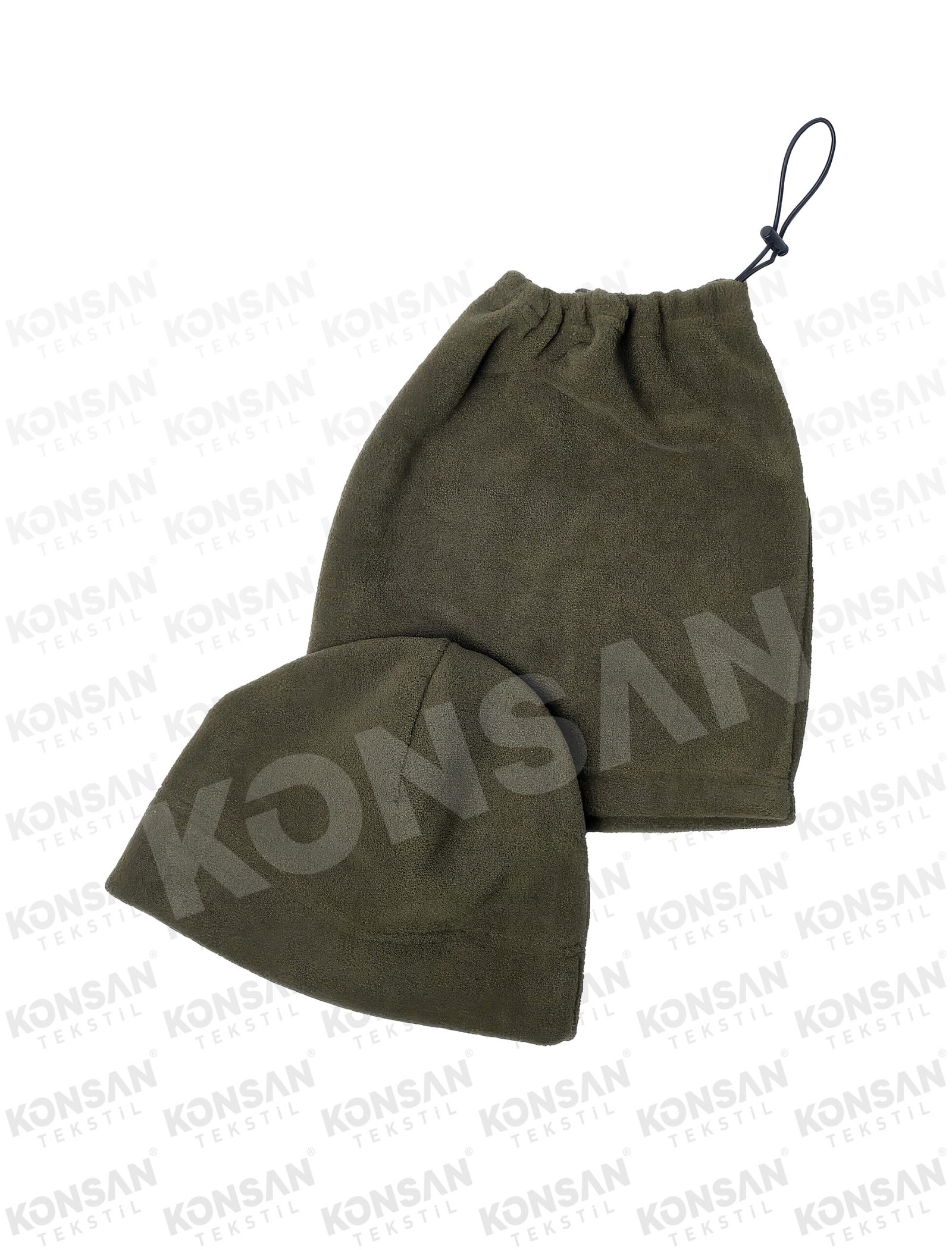 bere-boyunluk-haki-yeşil-1-konsantekstil Haki Yeşil Boyunluk Bere