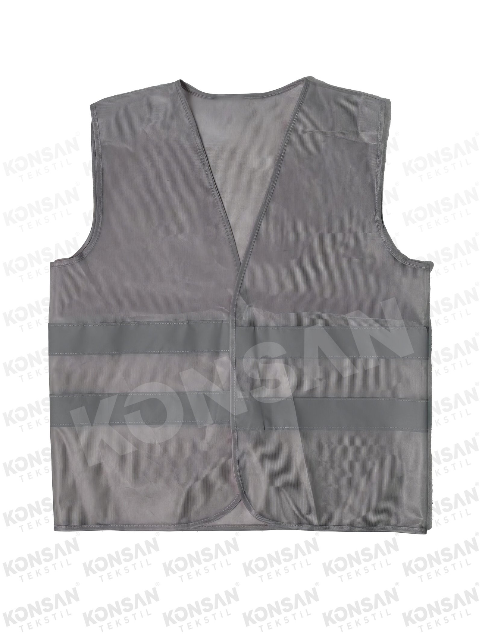 işçi-ikaz-yelek-gri-1-konsantekstil İşçi İkaz Yelek Gri