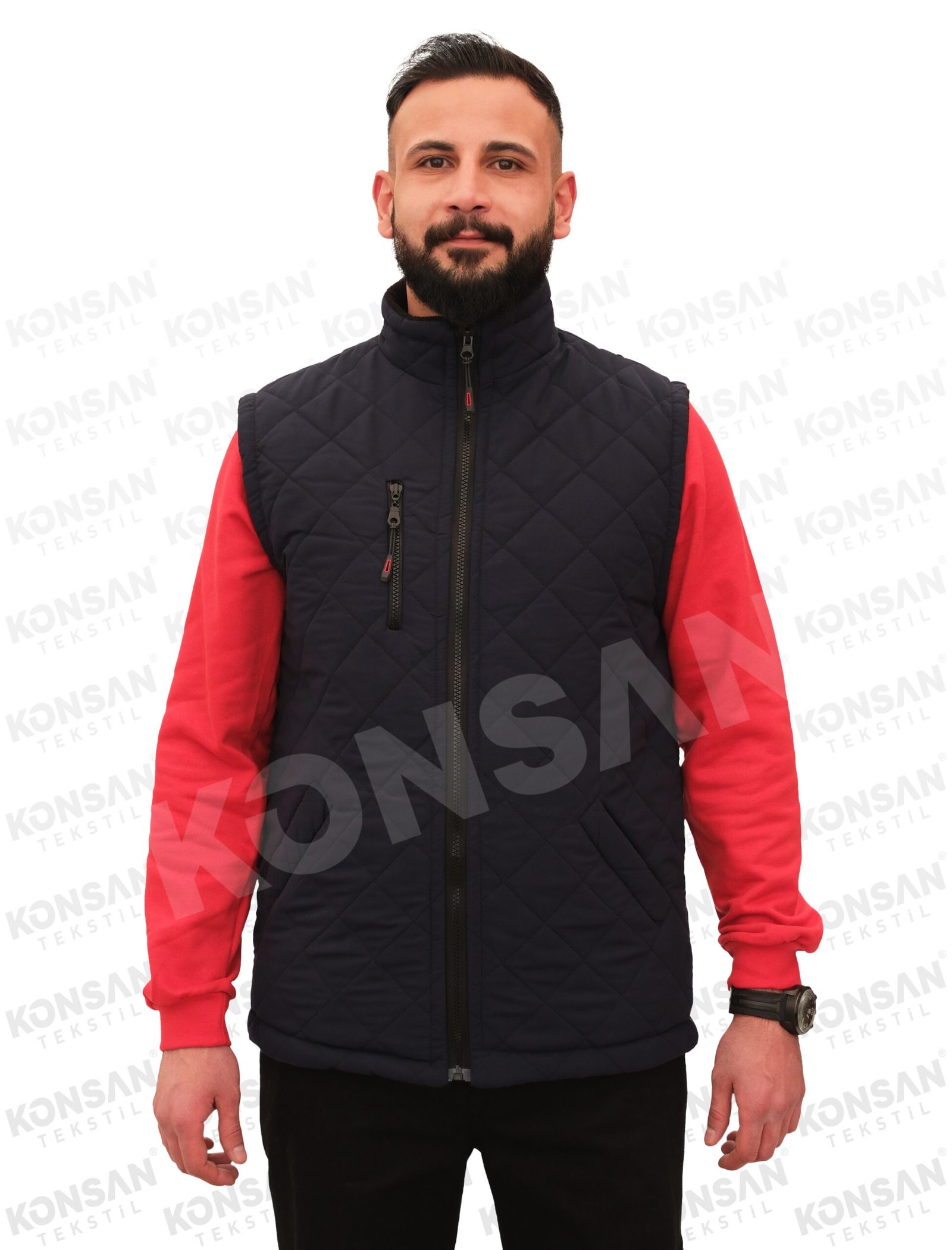 mikro-yelek-lacivert-1-konsantekstil 3 Cepli Yelek Lacivert