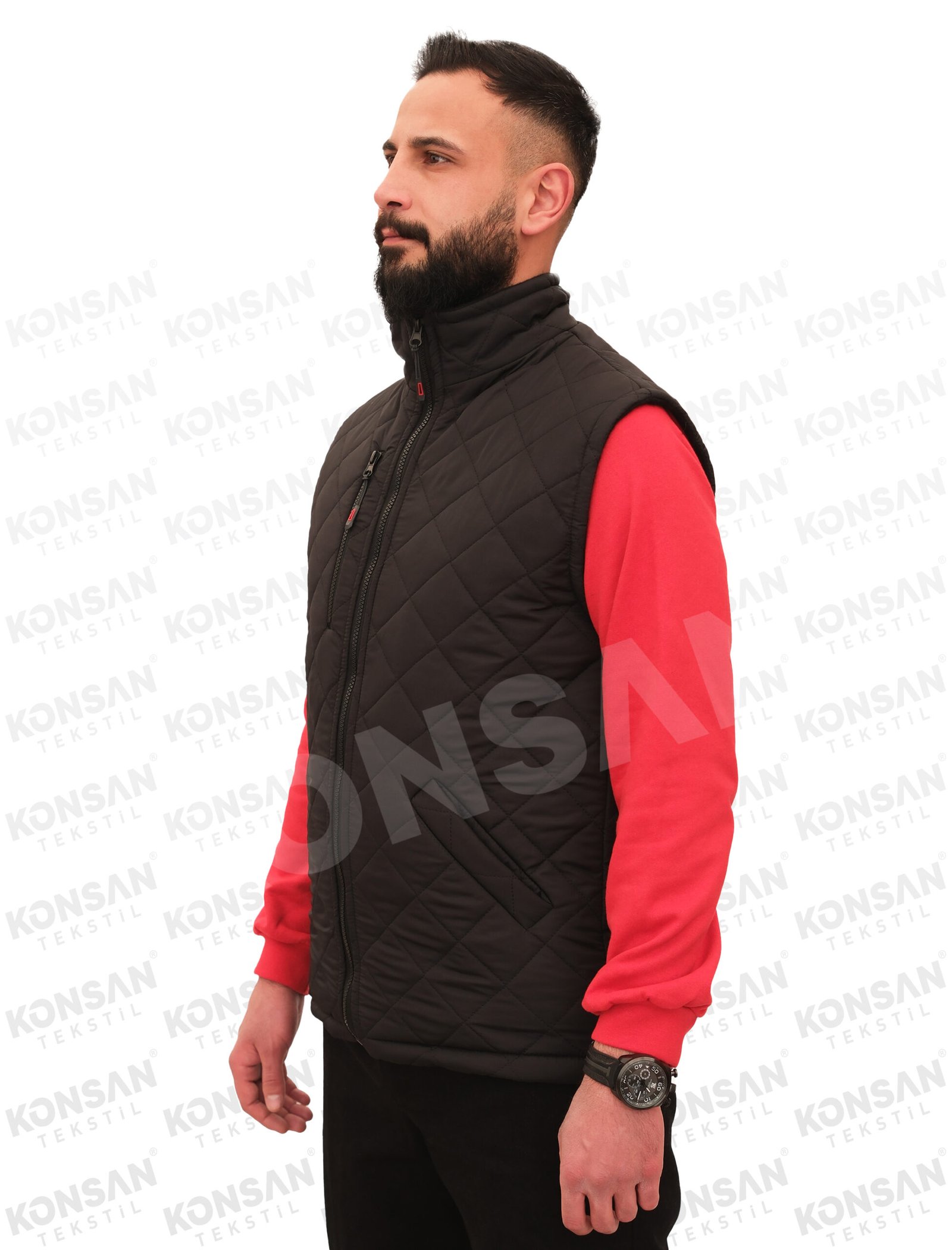 mikro-yelek-siyah-2-konsantekstil Mikro 3 Cepli Yelek Siyah