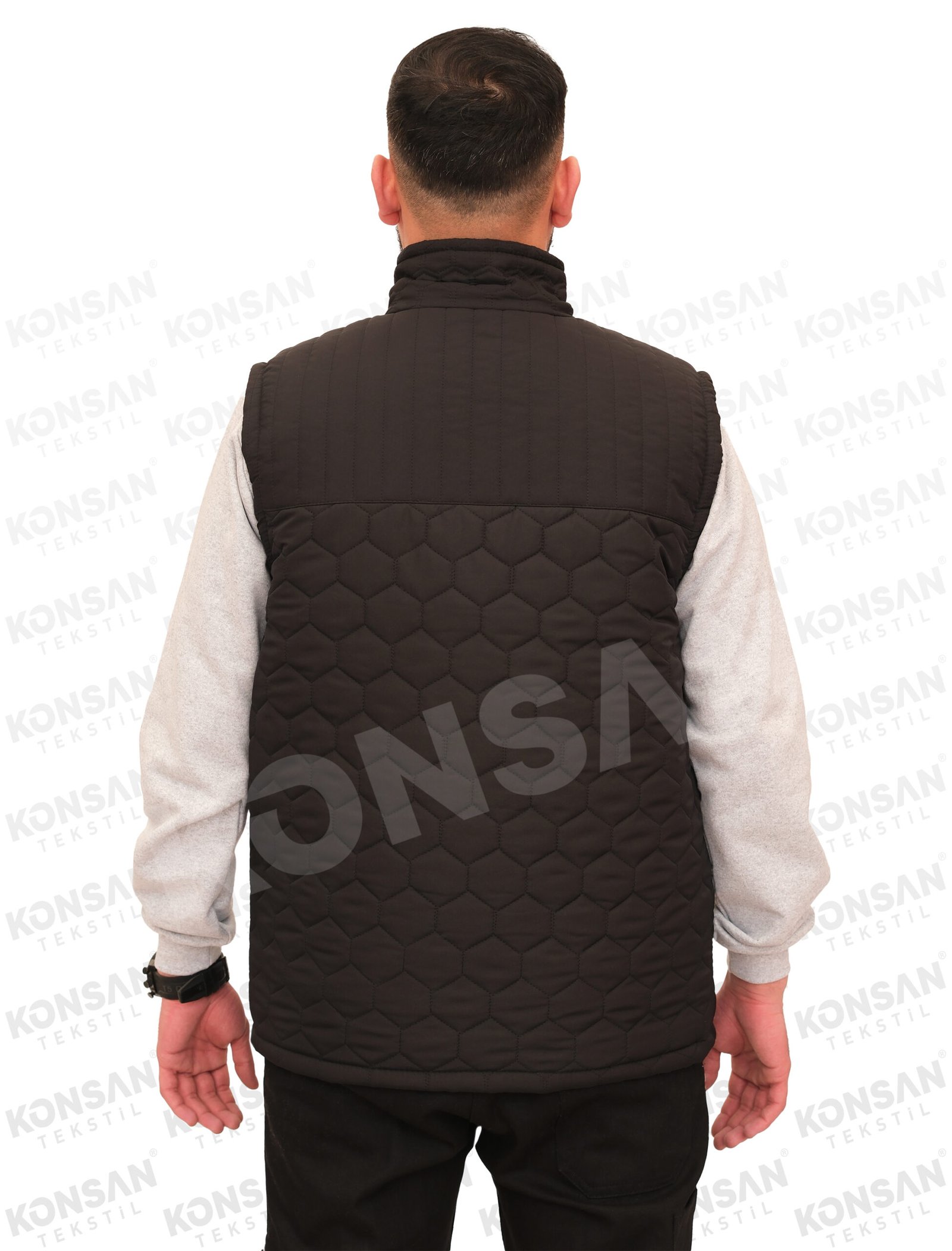 mikroözel-yelek-siyah-3-konsantekstil Modelli Mikro Yelek Siyah