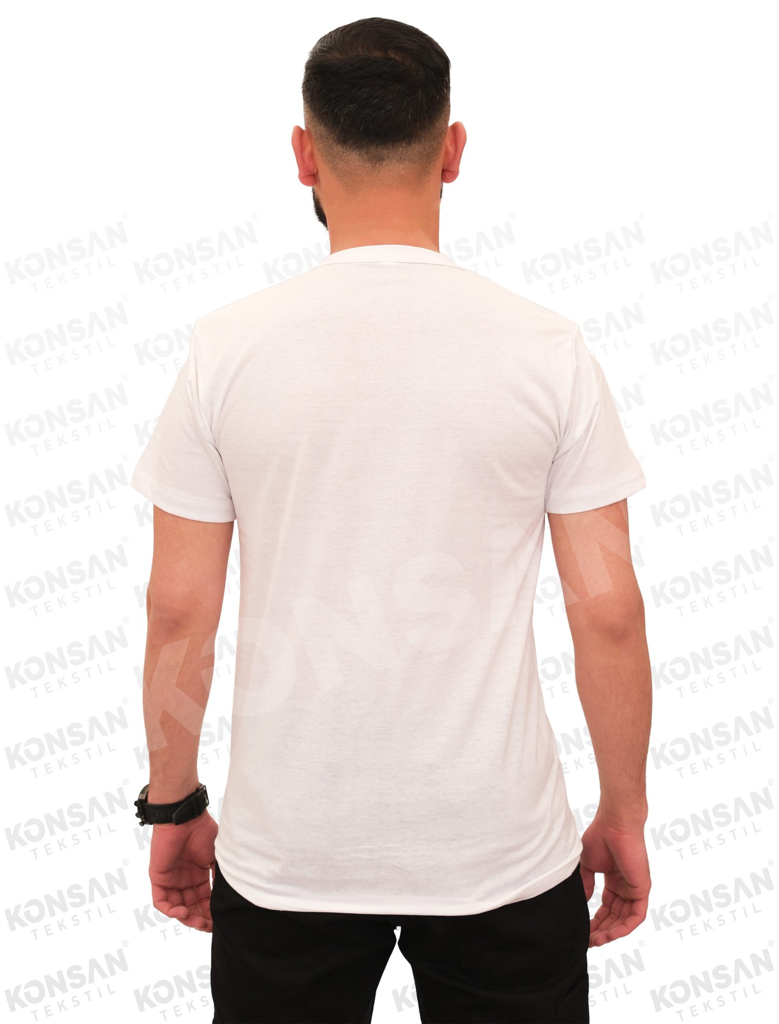 sıfıryaka-tshirt-beyaz-3-konsantekstil Sıfır Yaka Tişört Beyaz