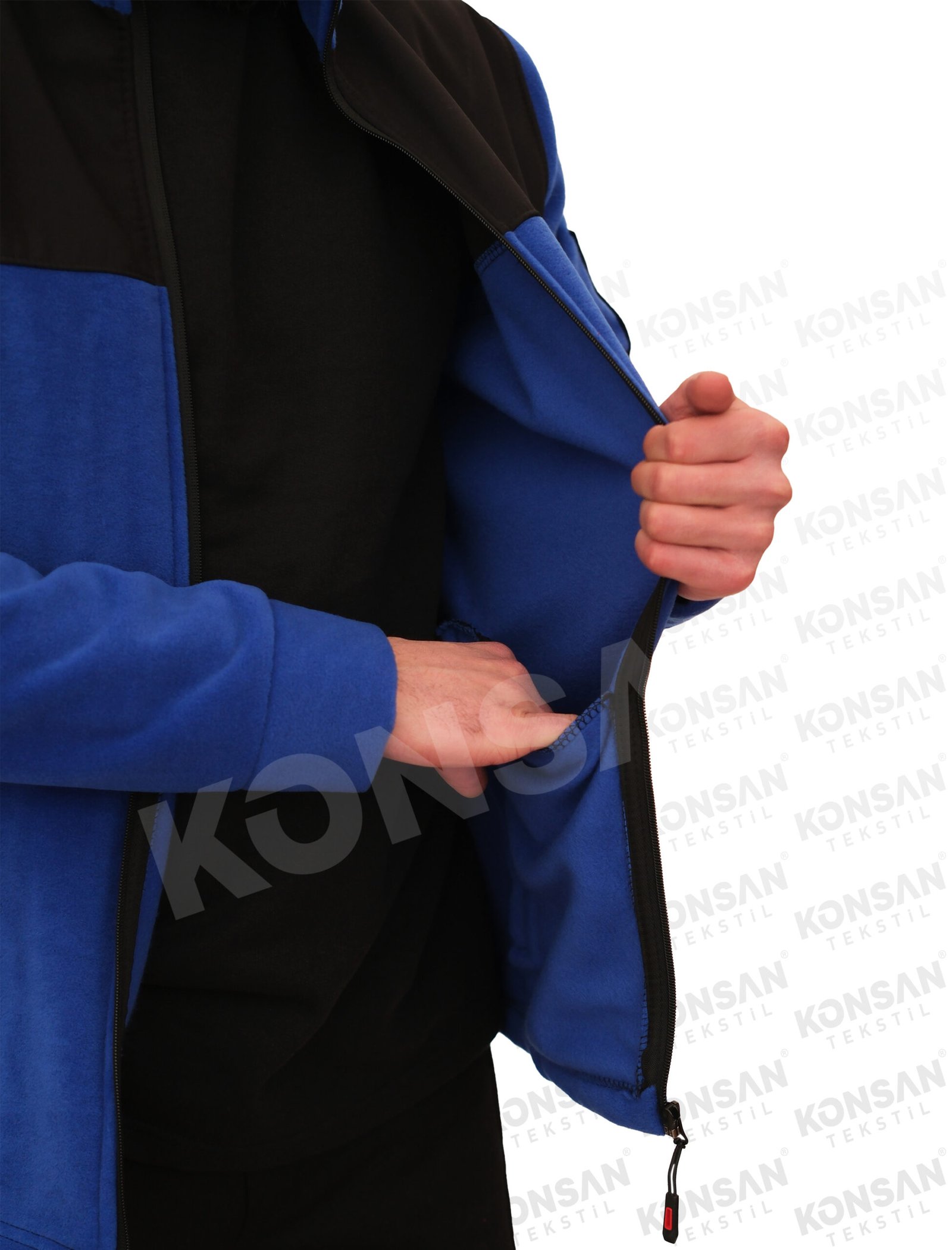 Softshell Polar Saks Mavi