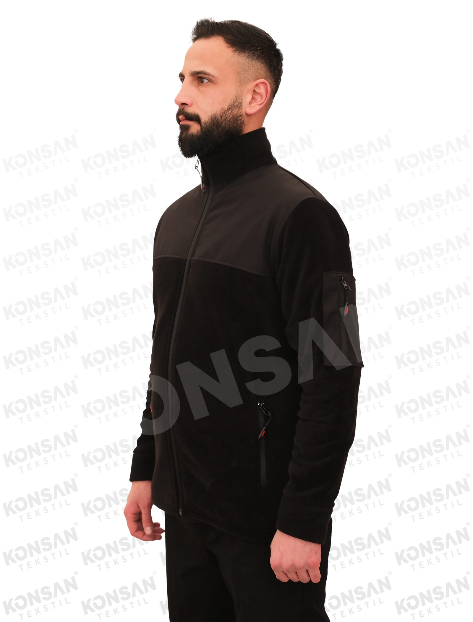 softshell-polar-siyah-2-konsantekstil Softshell Polar Siyah